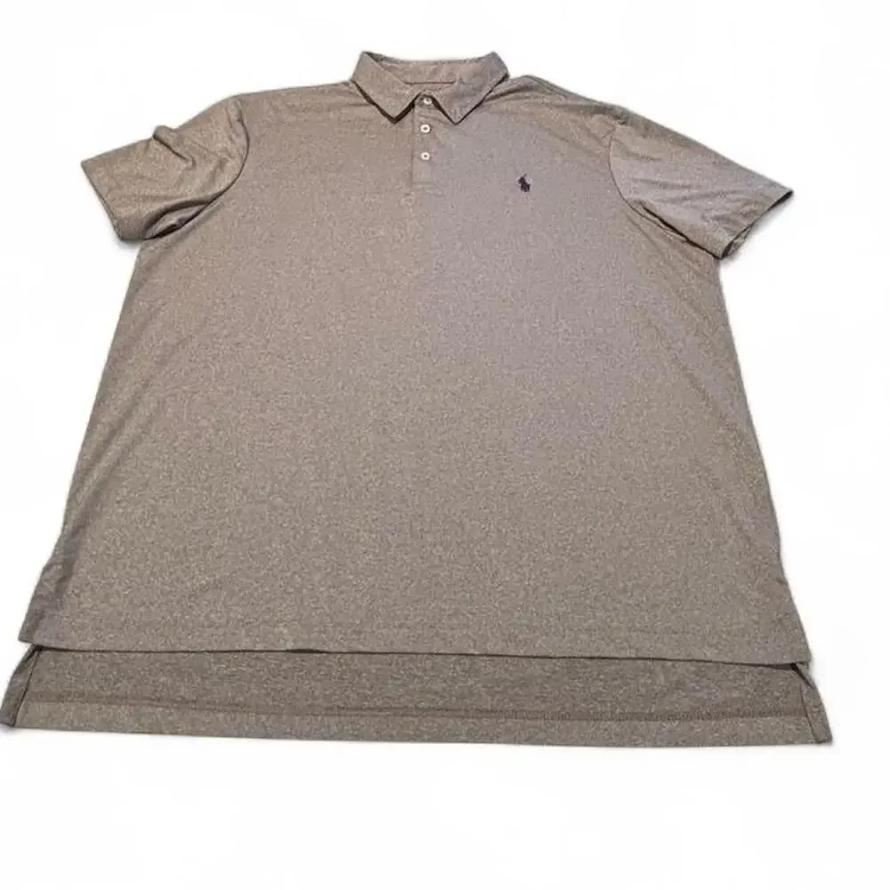 Polo Ralph Lauren Performance Polo Shirt - Heather Gray - Men's XL